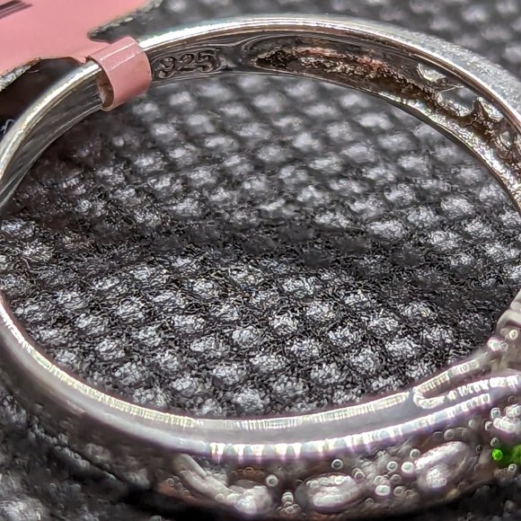 Peridot and Chrome Diopside Ring - Picture 3 of 3